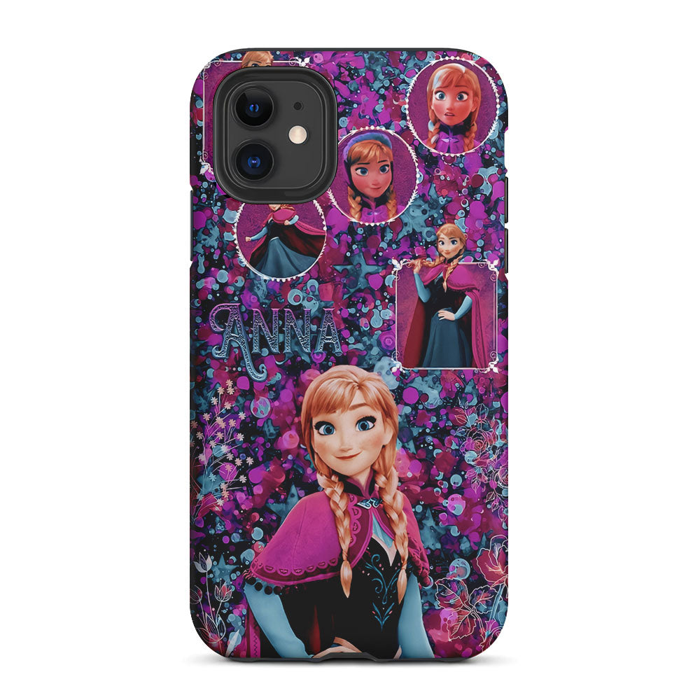 Princess Anna Frozen Art 2 in 1 Tough Phone Case