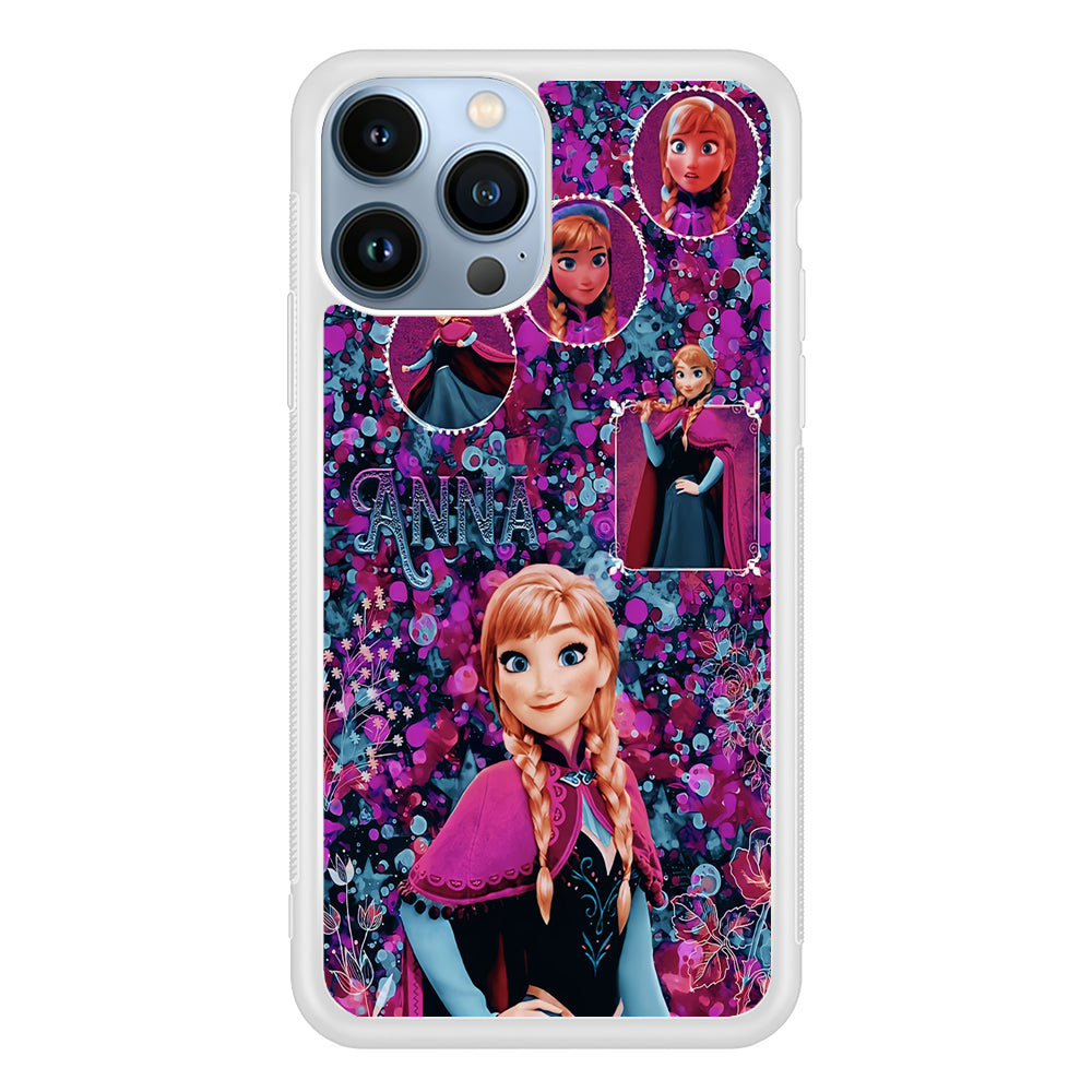 Princess Anna Frozen Art 2D Rubber Phone Case