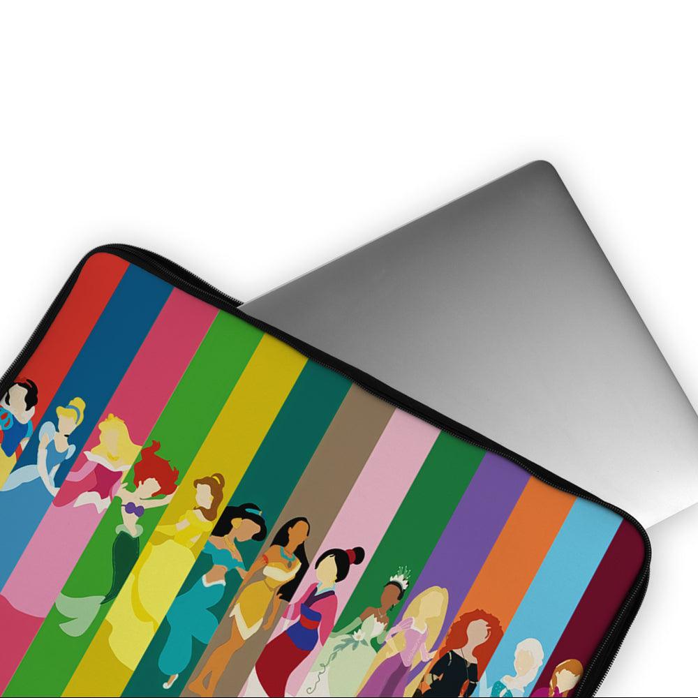 Princess Colorful Art Collection Laptop Sleeve Protective Cover-Oxvistore