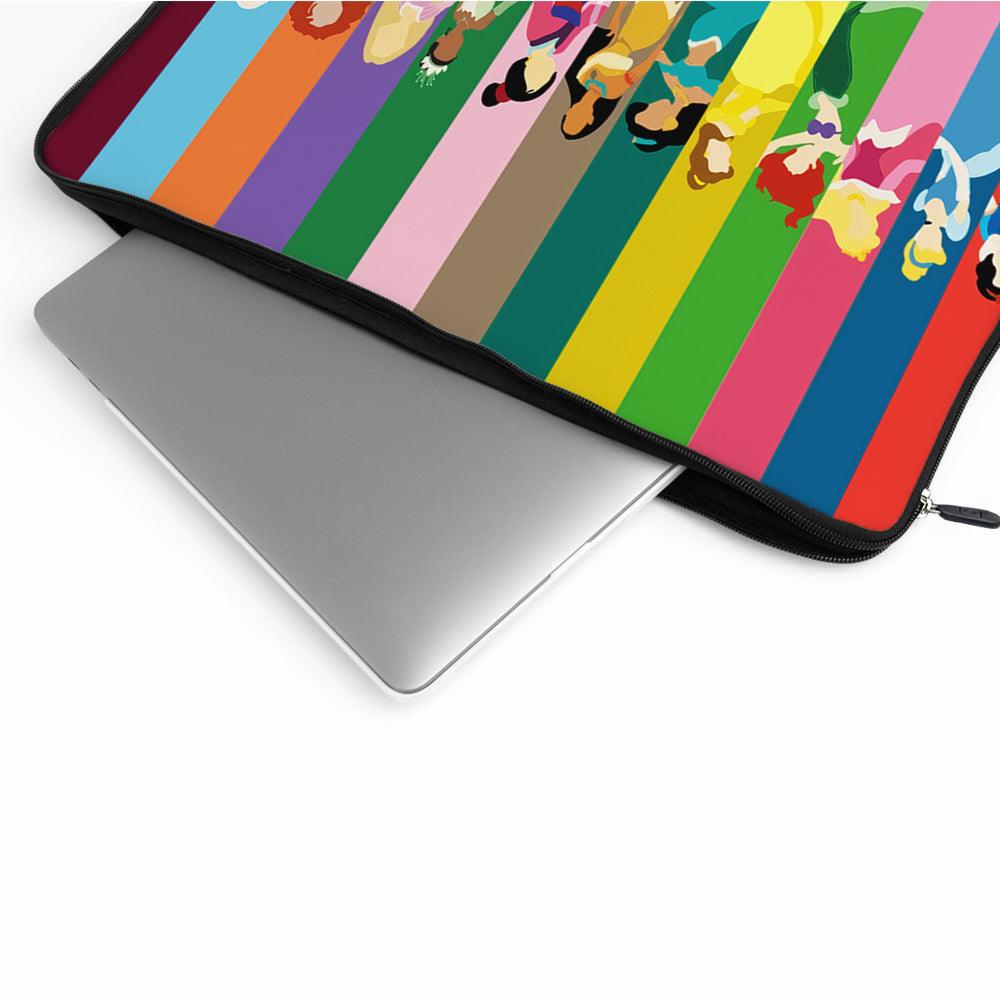 Princess Colorful Art Collection Laptop Sleeve Protective Cover-Oxvistore