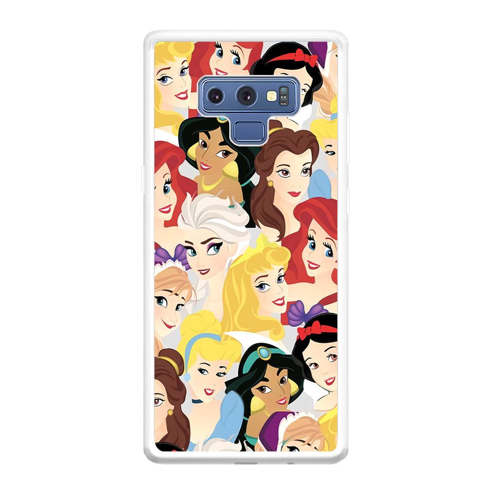 Princess of Disney Collage Beauty Face Samsung Galaxy Note 9 Case-Oxvistore