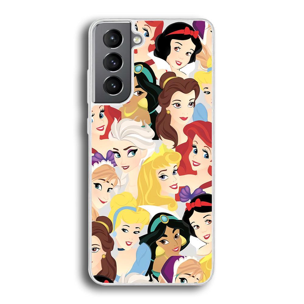 Princess of Disney Collage Beauty Face Samsung Galaxy S21 Case-Oxvistore