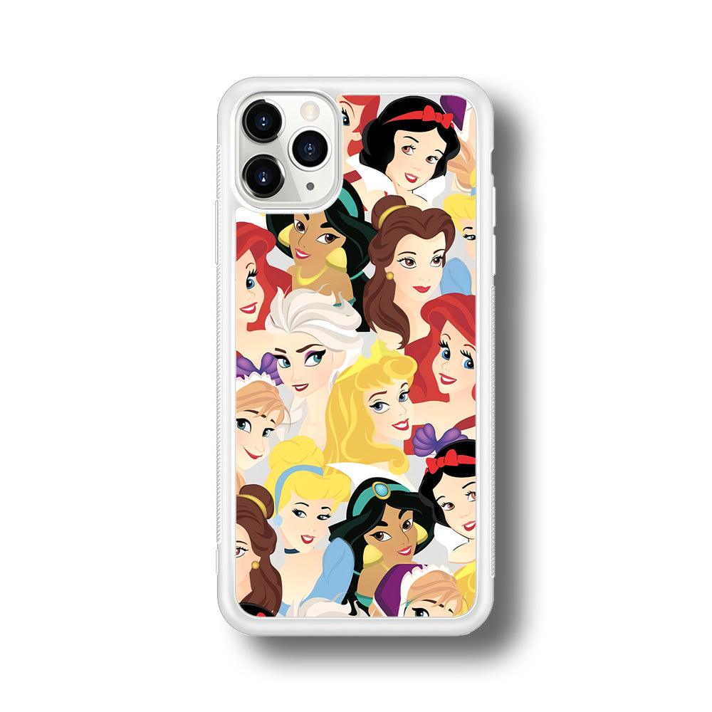 Princess of Disney Collage Beauty Face iPhone 11 Pro Case-Oxvistore