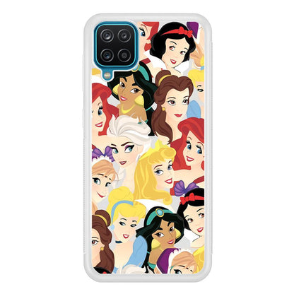 Princess of Disney Collage Beauty Face Samsung Galaxy A12 Case-Oxvistore