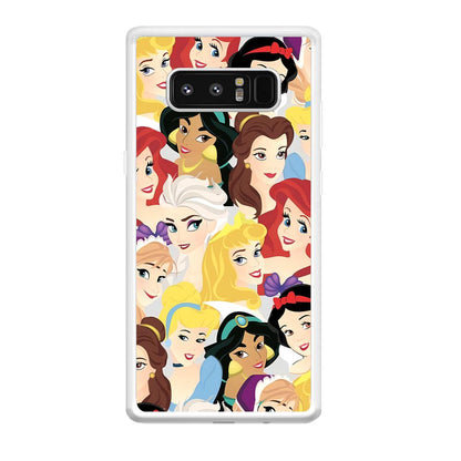 Princess of Disney Collage Beauty Face Samsung Galaxy Note 8 Case-Oxvistore