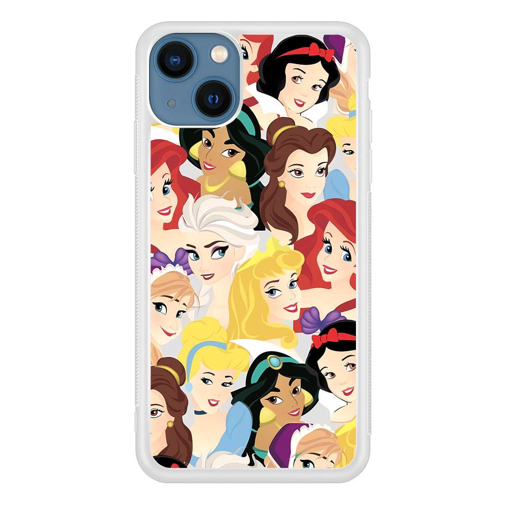 Princess of Disney Collage Beauty Face iPhone 13 Case-Oxvistore