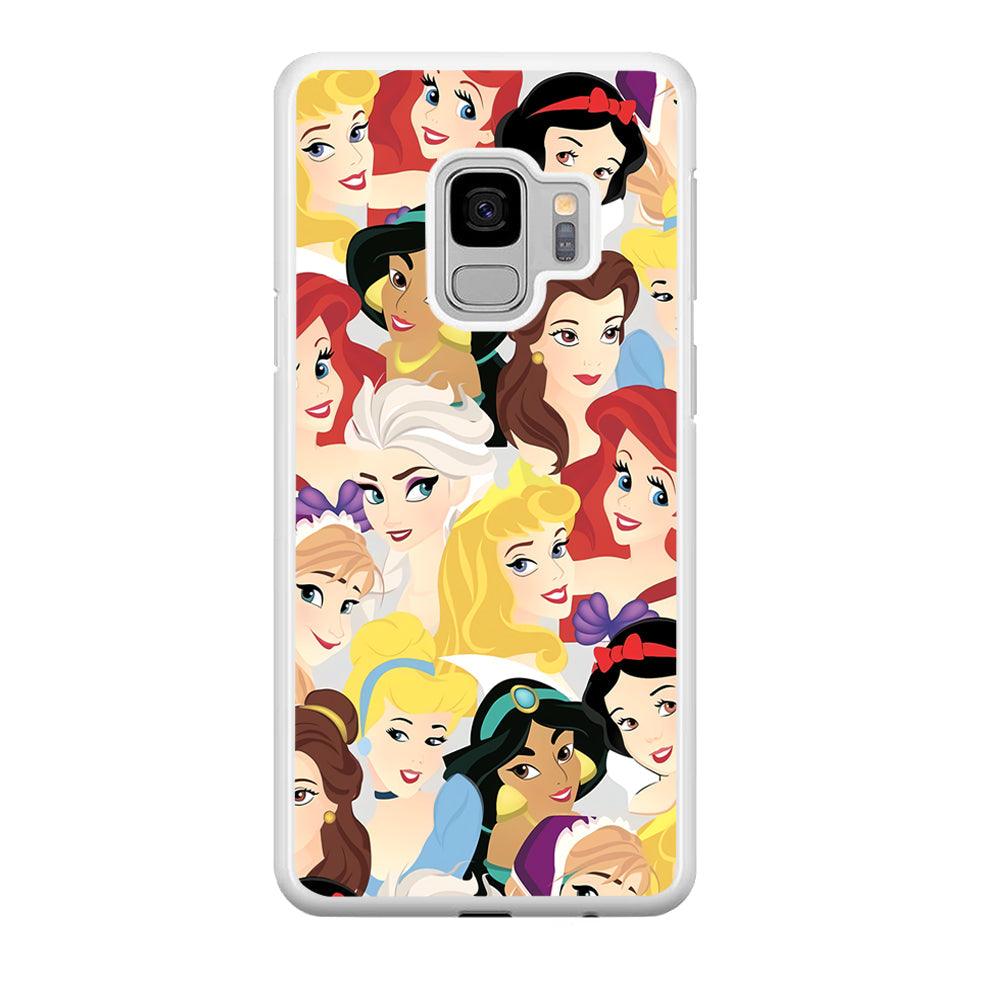 Princess of Disney Collage Beauty Face Samsung Galaxy S9 Case-Oxvistore