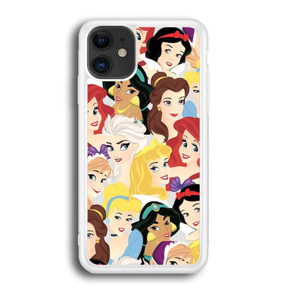 Princess of Disney Collage Beauty Face iPhone 12 Case-Oxvistore