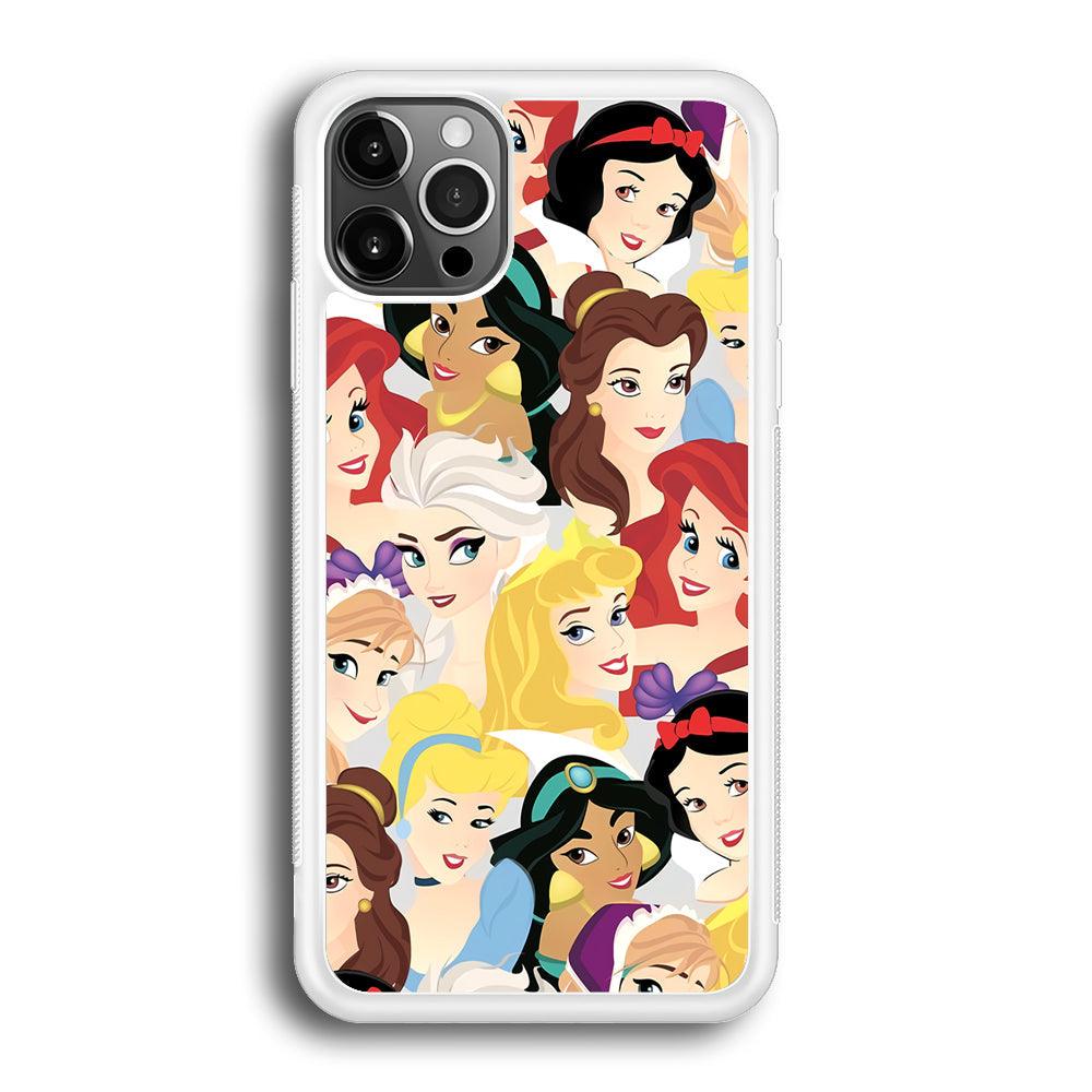 Princess of Disney Collage Beauty Face iPhone 12 Pro Max Case-Oxvistore