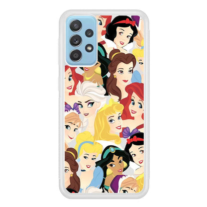 Princess of Disney Collage Beauty Face Samsung Galaxy A52 Case-Oxvistore