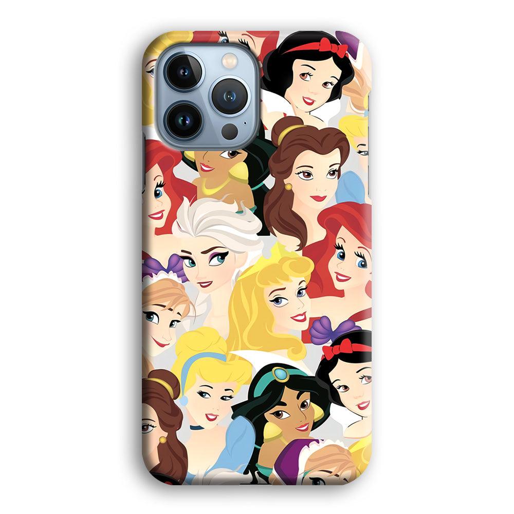 Princess of Disney Collage Beauty Face iPhone 15 Pro Max Case-Oxvistore