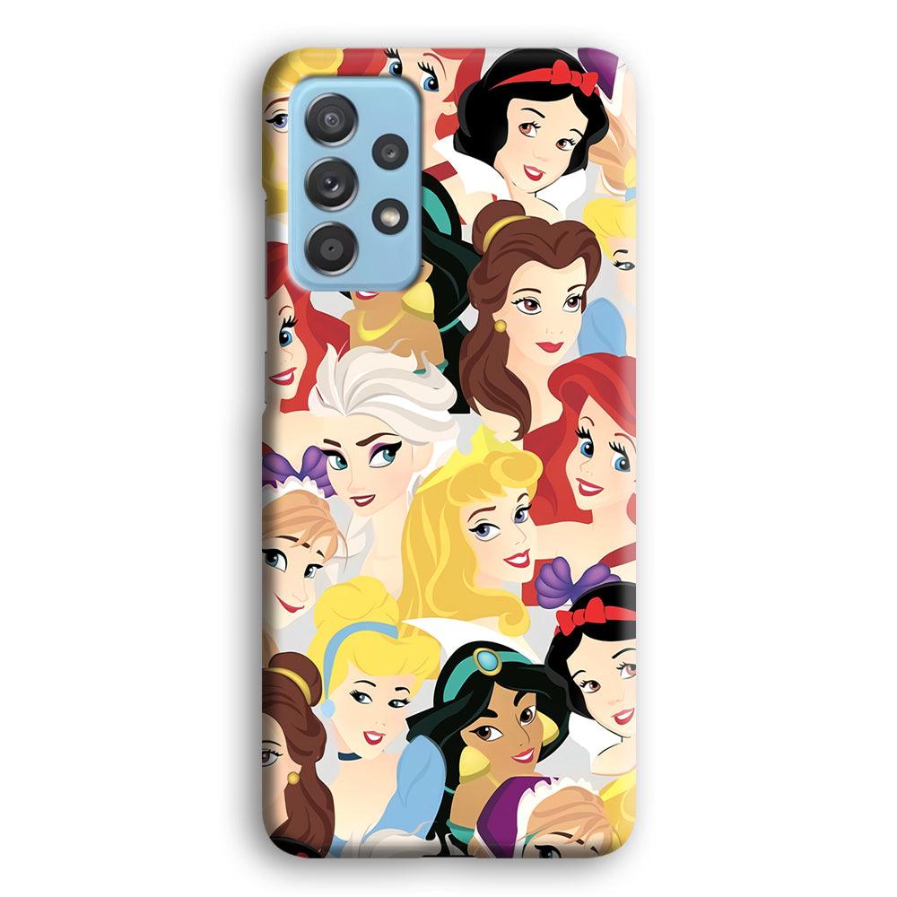 Princess of Disney Collage Beauty Face Samsung Galaxy A52 Case-Oxvistore