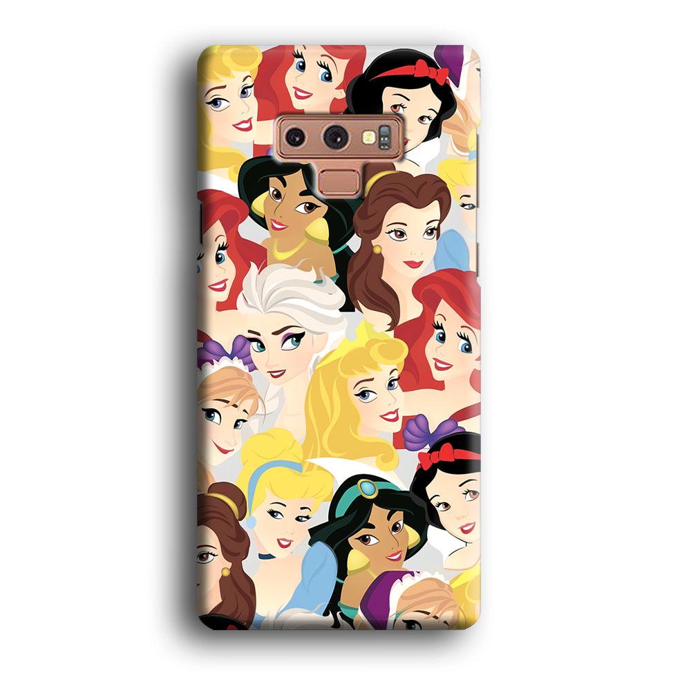 Princess of Disney Collage Beauty Face Samsung Galaxy Note 9 Case-Oxvistore