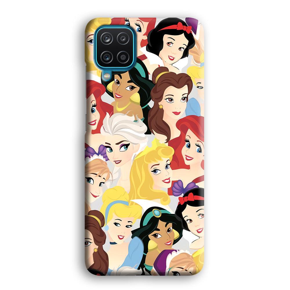 Princess of Disney Collage Beauty Face Samsung Galaxy A12 Case-Oxvistore