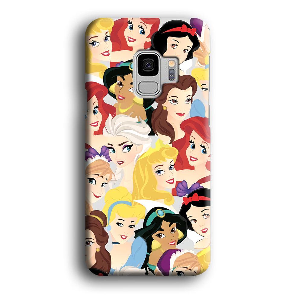 Princess of Disney Collage Beauty Face Samsung Galaxy S9 Case-Oxvistore