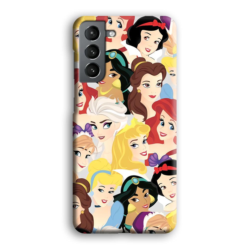 Princess of Disney Collage Beauty Face Samsung Galaxy S21 Case-Oxvistore