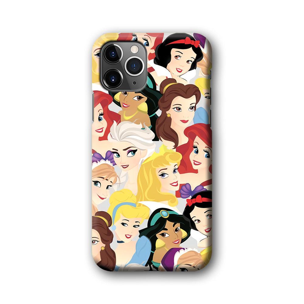 Princess of Disney Collage Beauty Face iPhone 11 Pro Case-Oxvistore