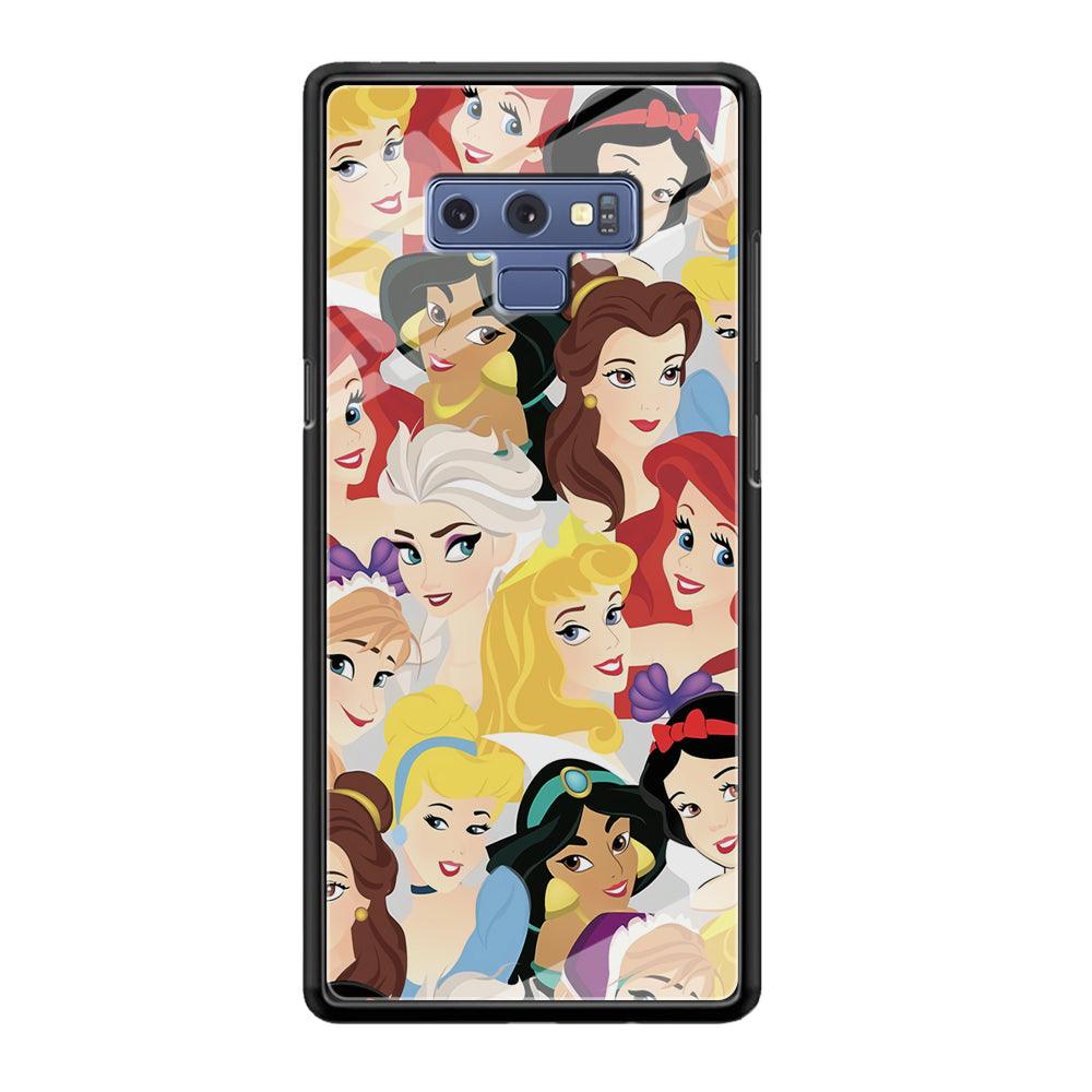 Princess of Disney Collage Beauty Face Samsung Galaxy Note 9 Case-Oxvistore