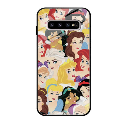 Princess of Disney Collage Beauty Face Samsung Galaxy S10 Case-Oxvistore