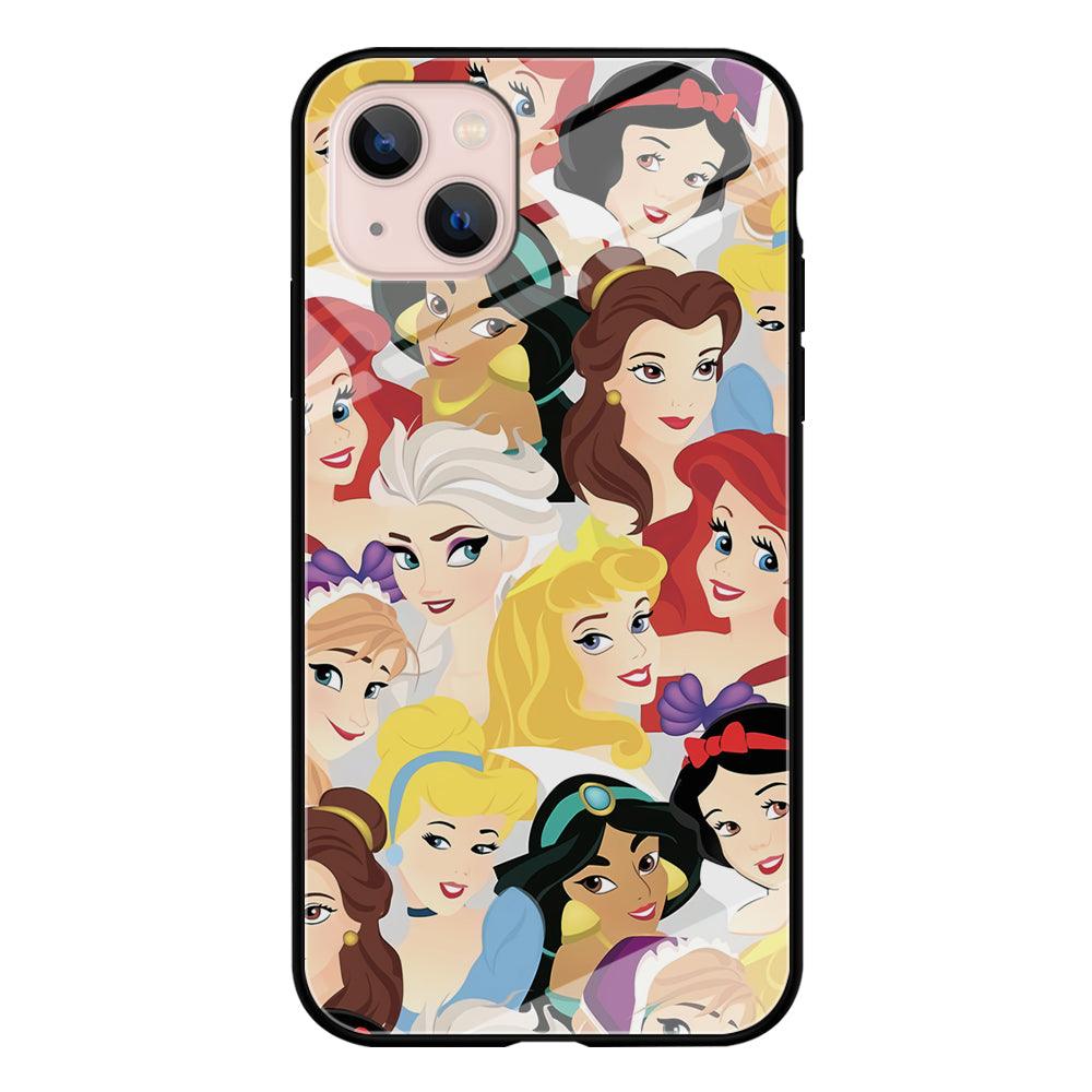 Princess of Disney Collage Beauty Face iPhone 13 Case-Oxvistore