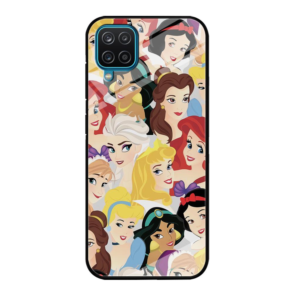 Princess of Disney Collage Beauty Face Samsung Galaxy A12 Case-Oxvistore