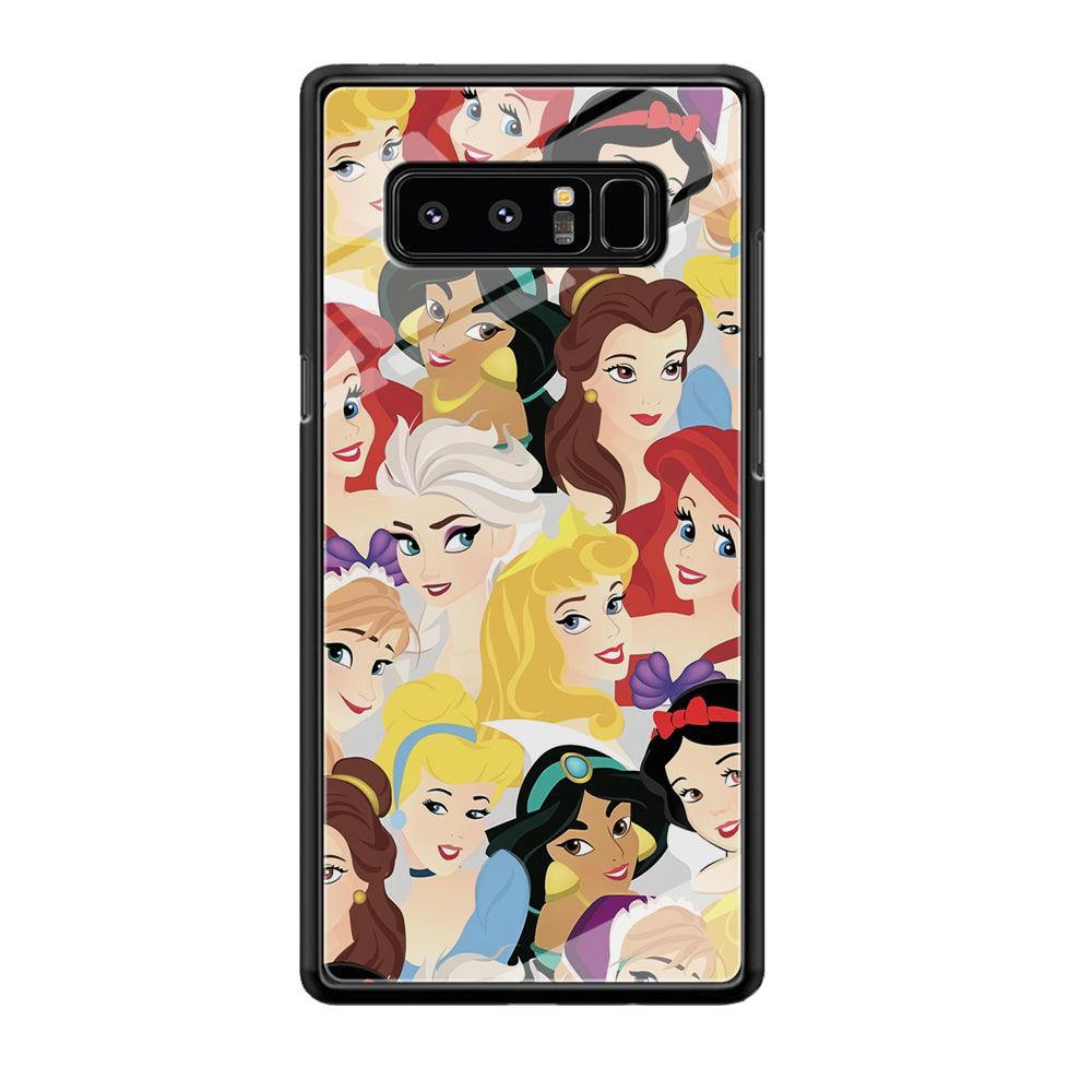 Princess of Disney Collage Beauty Face Samsung Galaxy Note 8 Case-Oxvistore