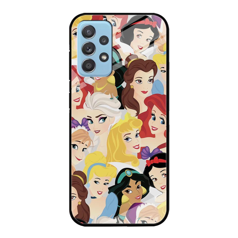 Princess of Disney Collage Beauty Face Samsung Galaxy A52 Case-Oxvistore