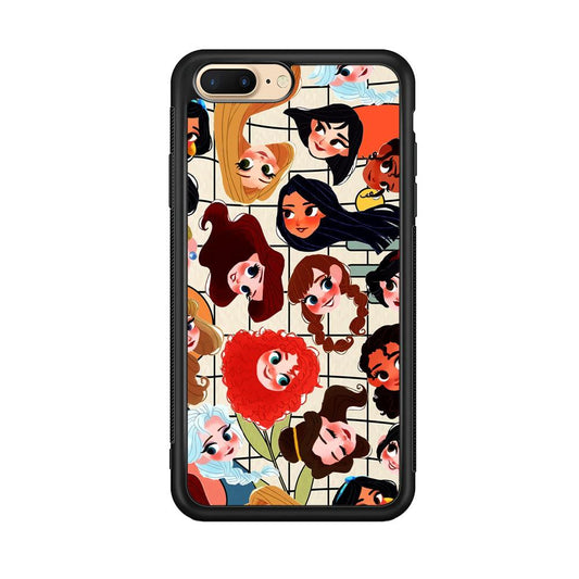 Princess of Disney Sweet Smile iPhone 8 Plus Case-Oxvistore