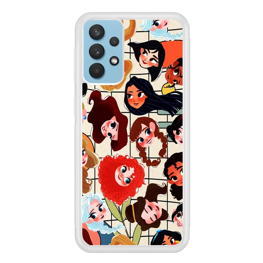 Princess of Disney Sweet Smile Samsung Galaxy A32 Case-Oxvistore