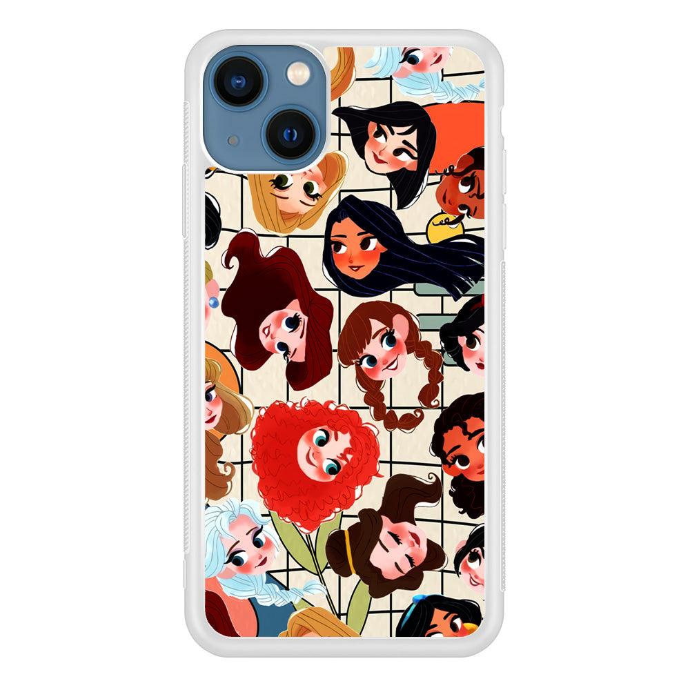 Princess of Disney Sweet Smile iPhone 15 Plus Case-Oxvistore