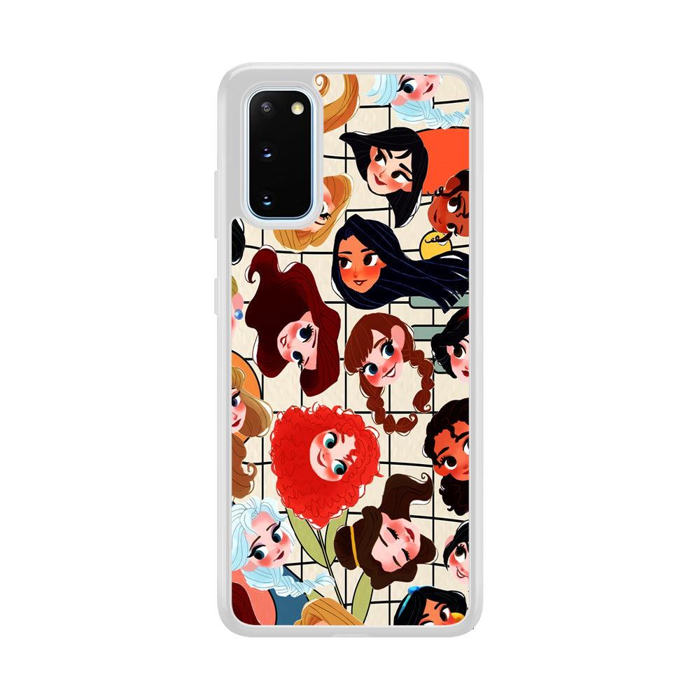 Princess of Disney Sweet Smile Samsung Galaxy S20 Case-Oxvistore