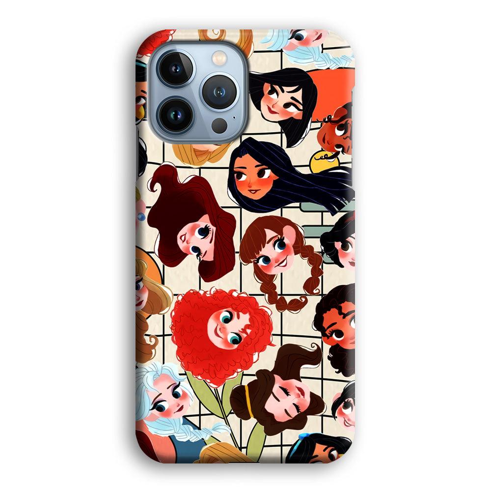 Princess of Disney Sweet Smile iPhone 15 Pro Case-Oxvistore