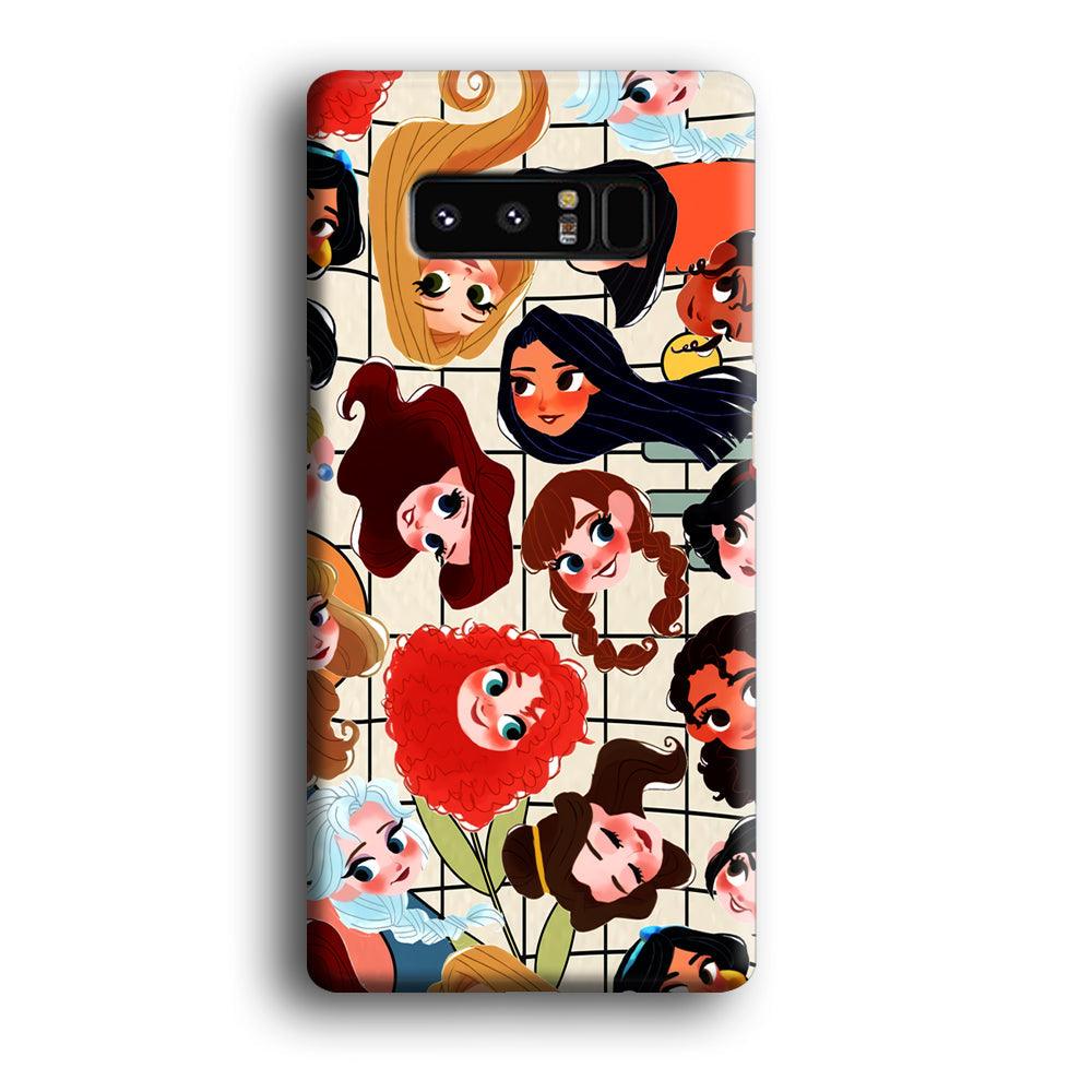 Princess of Disney Sweet Smile Samsung Galaxy Note 8 Case-Oxvistore