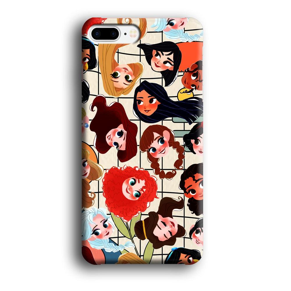 Princess of Disney Sweet Smile iPhone 8 Plus Case-Oxvistore