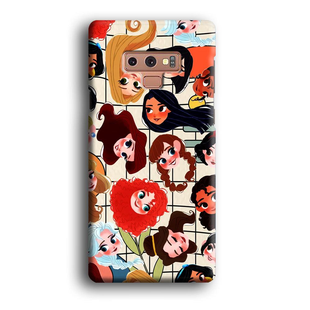 Princess of Disney Sweet Smile Samsung Galaxy Note 9 Case-Oxvistore