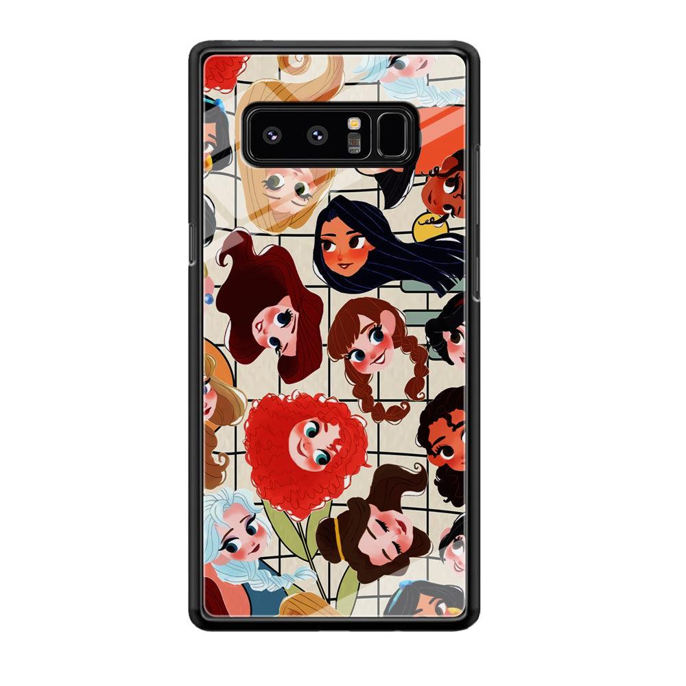 Princess of Disney Sweet Smile Samsung Galaxy Note 8 Case-Oxvistore