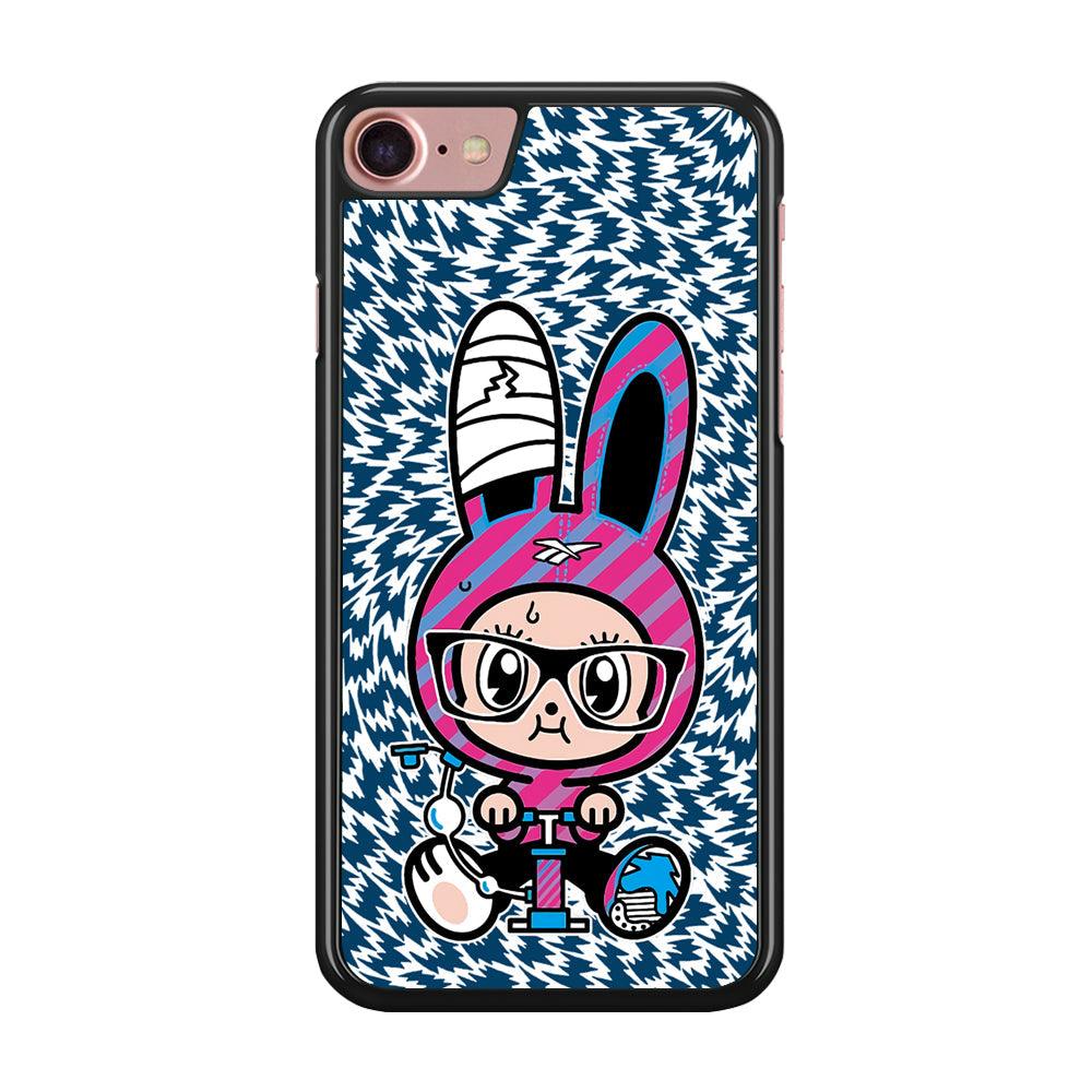 Pump Up and Rise Again iPhone 7 Case-Rubber Black (2D Case)-Oxvistore