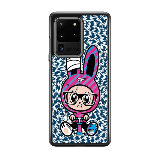 Pump Up and Rise Again Samsung Galaxy S20 Ultra Case-Rubber White (2D Case)-Oxvistore