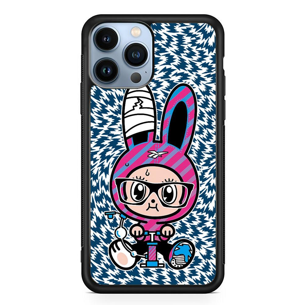 Pump Up and Rise Again iPhone 13 Pro Case-Rubber White (2D Case)-Oxvistore