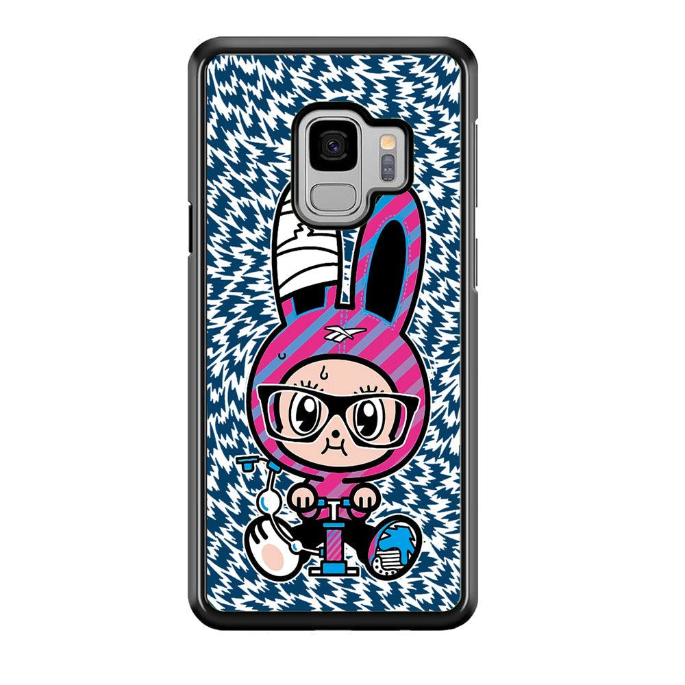 Pump Up and Rise Again Samsung Galaxy S9 Case-Rubber Black (2D Case)-Oxvistore