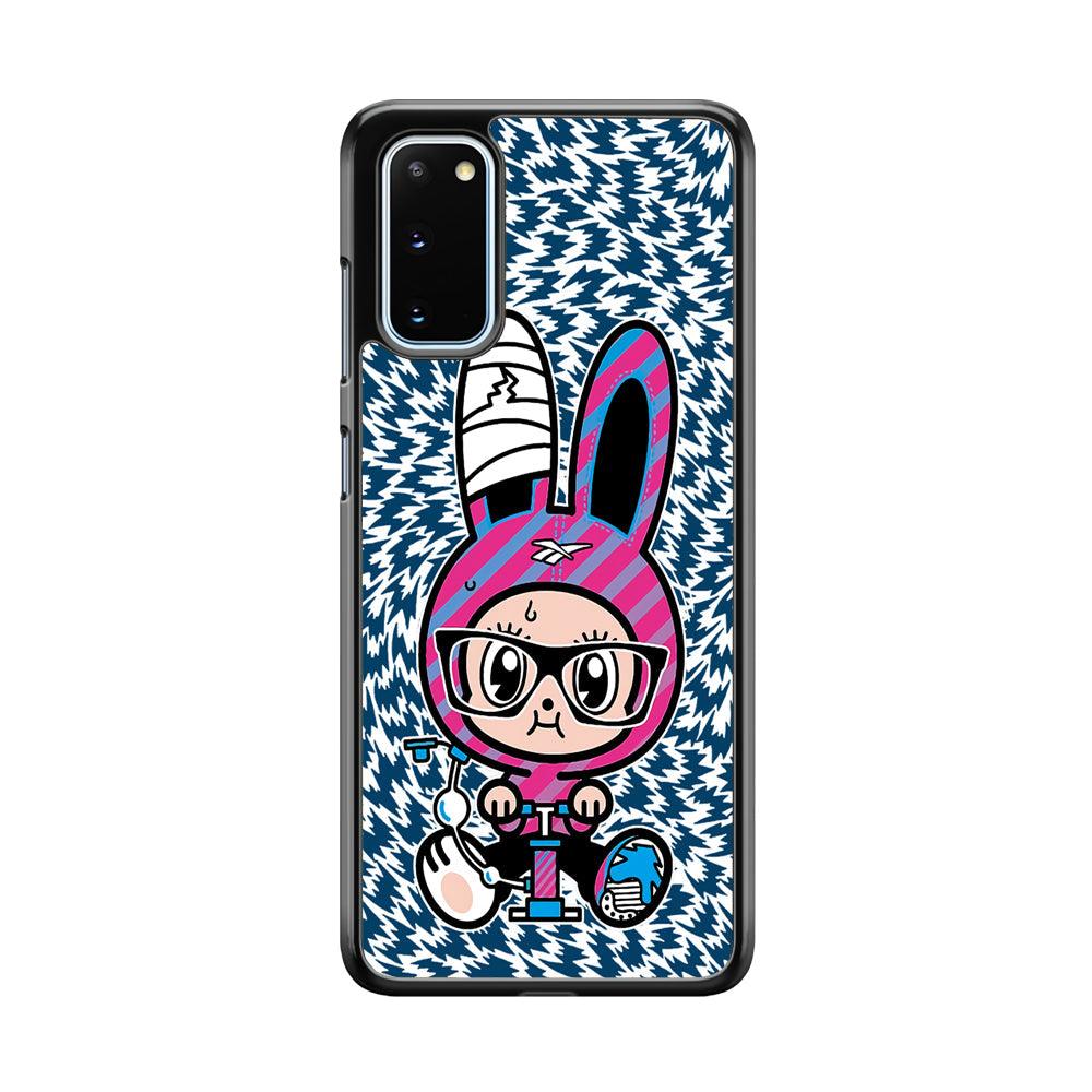 Pump Up and Rise Again Samsung Galaxy S20 Case-Rubber White (2D Case)-Oxvistore