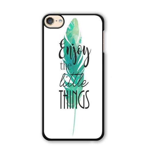 Quote Just Little Things iPod Touch 6 Case-Plastic Black (2D Case)-Oxvistore