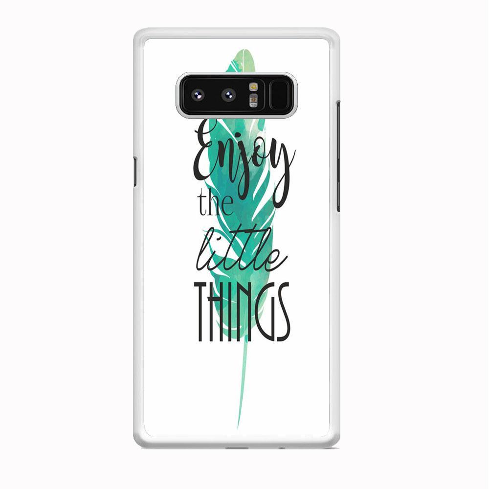 Quote Just Little Things Samsung Galaxy Note 8 Case-Oxvistore