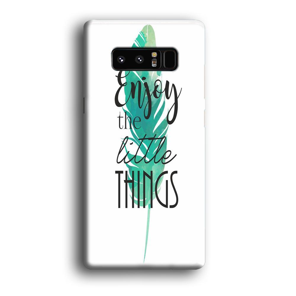 Quote Just Little Things Samsung Galaxy Note 8 Case-Oxvistore