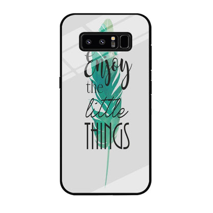 Quote Just Little Things Samsung Galaxy Note 8 Case-Oxvistore