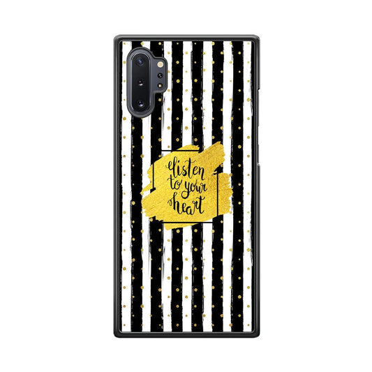 Quote Love The Voice of Heart Samsung Galaxy Note 10 Plus Case-3D Case-Oxvistore