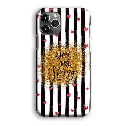 Quote Love of Strong Society iPhone 12 Pro Max Case-Oxvistore