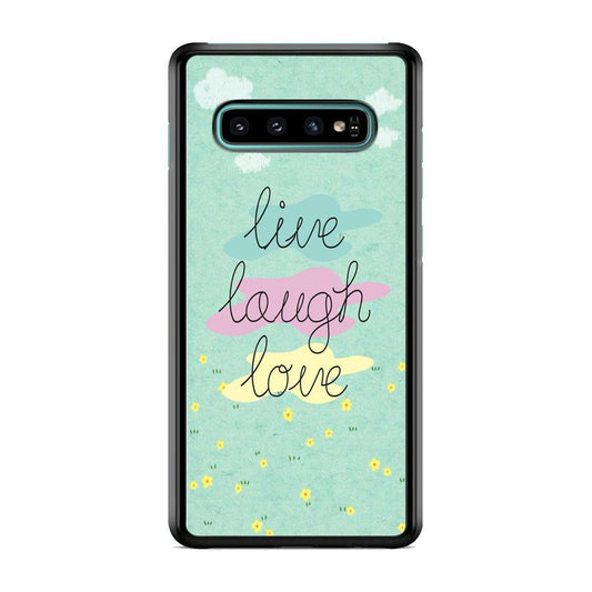 Quote Make it Habbit Samsung Galaxy S10 Case-Oxvistore