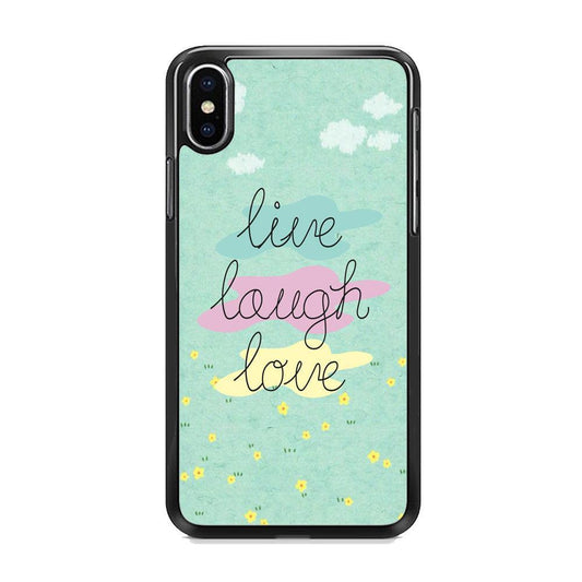 Quote Make it Habbit iPhone X Case-Rubber Black (2D Case)-Oxvistore