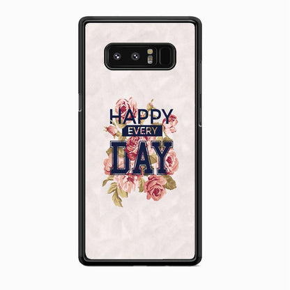 Quote Simple Happiness Samsung Galaxy Note 8 Case-Oxvistore